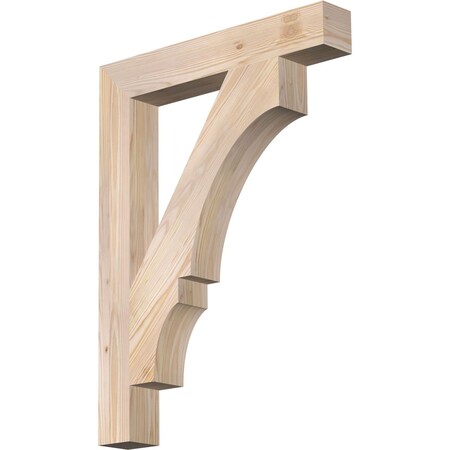 Ekena Millwork Balboa Block Smooth Bracket, Douglas Fir, 3 1/2"W x 24"D x 32"H BKT04X24X32BOA05SDF